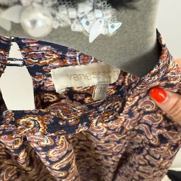 Vanessa Bruno Paolo Paisley Top 🩶 - Picture 8 of 11